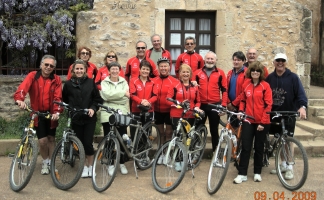 Le club VTC s'en va au Salagou