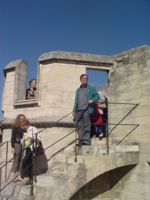 Sur la terrasse du Palais
